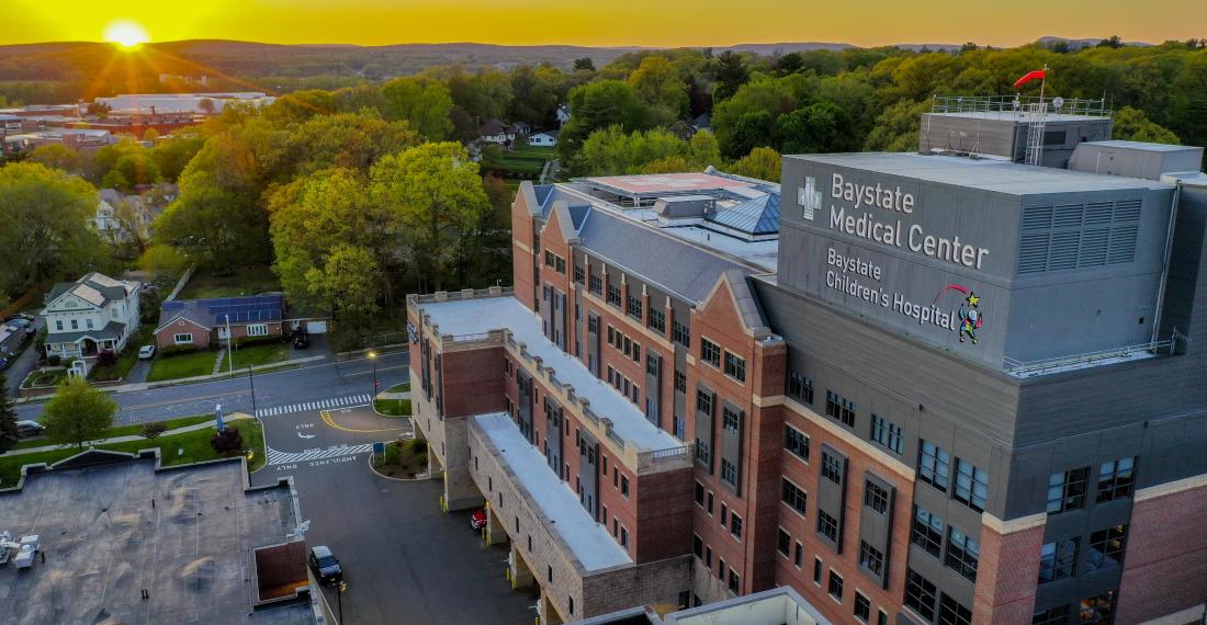 Baystate Medical Center Children's Hospital Building.